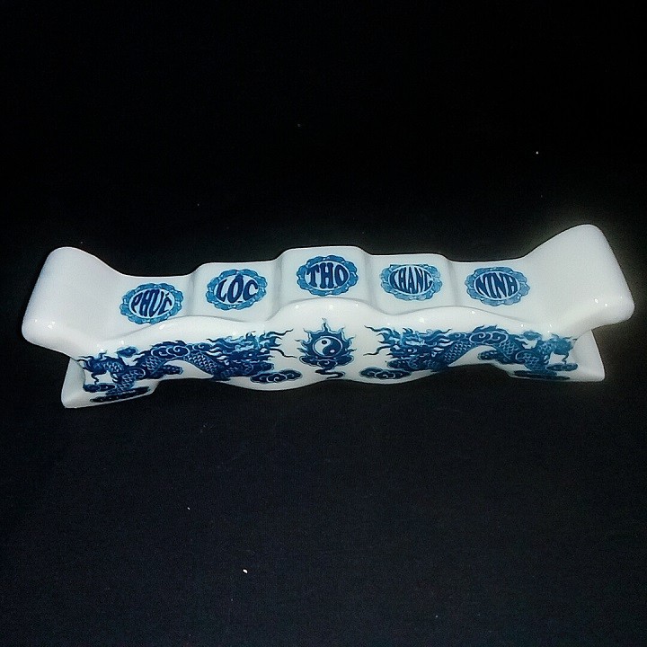 Bộ kỷ ngai 5 chén gốm sứ Bát Tràng ( không bao gồm chén)