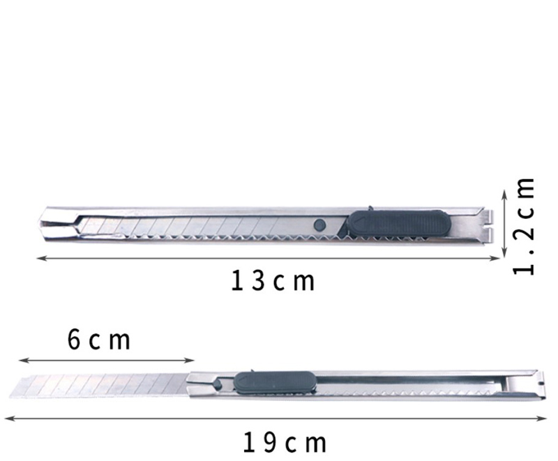 Combo 2 dao rọc giấy inox mini