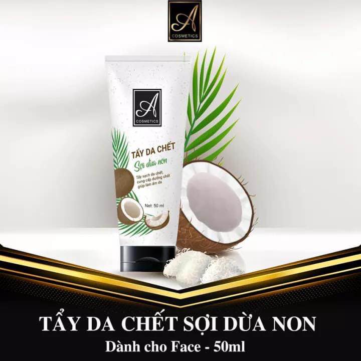 Tẩy Tế Bào Chết Face Sợi Dừa Non Acosmetics 120ml