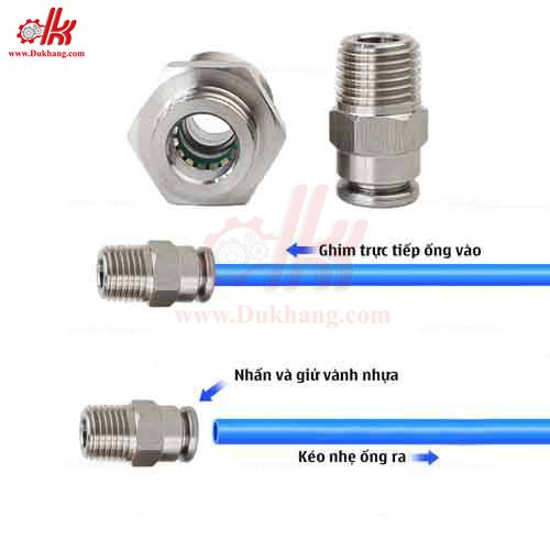 Nối hơi inox ipc