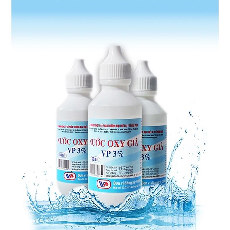LỐC 10 CHAI NƯỚC OXY GIÀ VP 3%