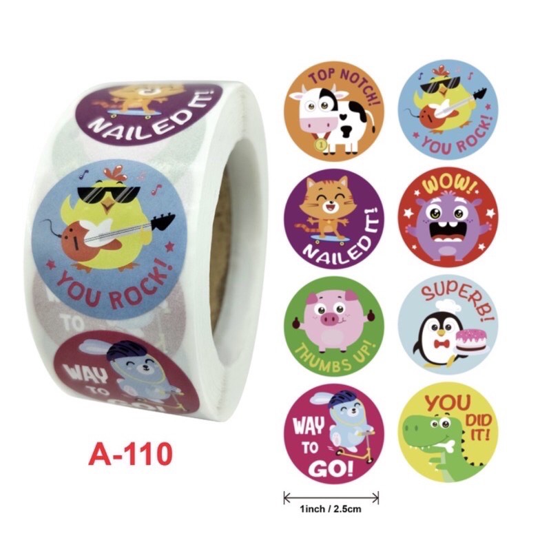 [HCM]Sticker khen thưởng cuộn