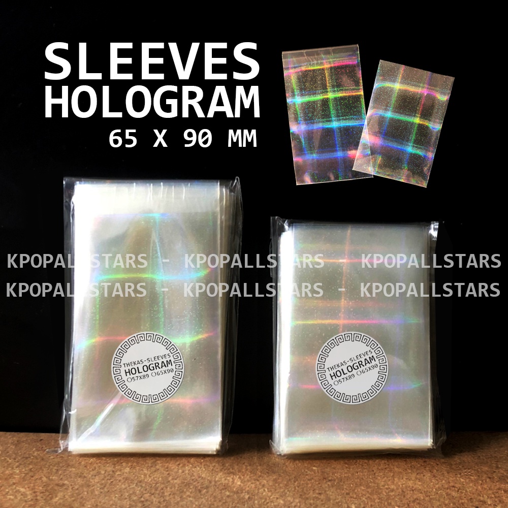 Xấp 10-50 bọc bài Sleeves Card hologram 5 hiệu ứng bảo vệ card - phù hợp với nhiều loại thẻ bài Yugioh, anime chính hãng KAS - KPOP ALL STARS