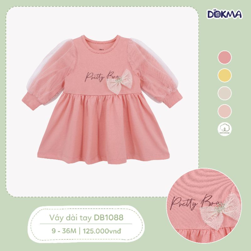 Váy bé gái Dokma 9-36M mã DB1088