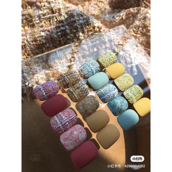 Set 6 hũ nhũ dạ mới nhất MOON NAIL