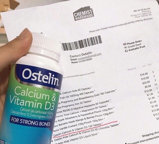 Viên Bổ Sung Canxi Và Vitamin D3 Ostelin