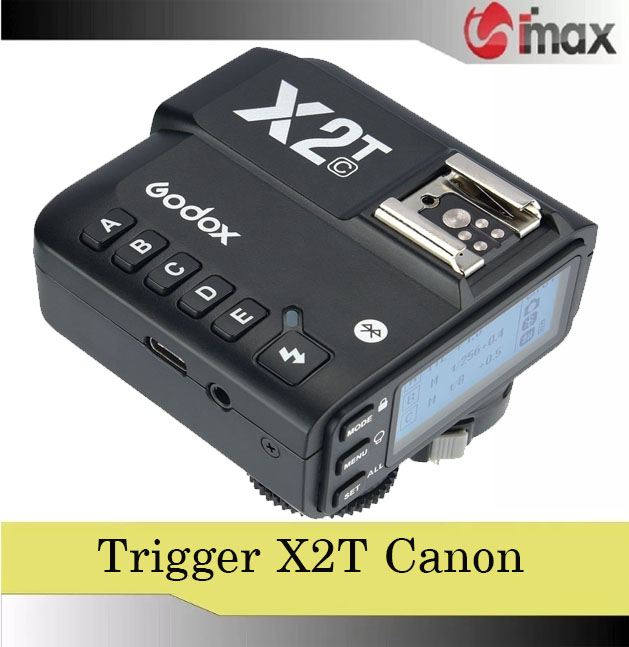 Điều khiển đèn godox x2t-c-ttl 2.4g wireless flash trigger cho canon