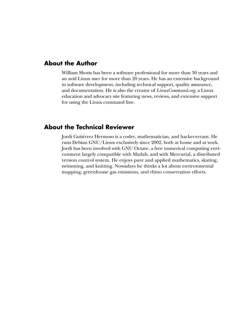 The Linux Command Line