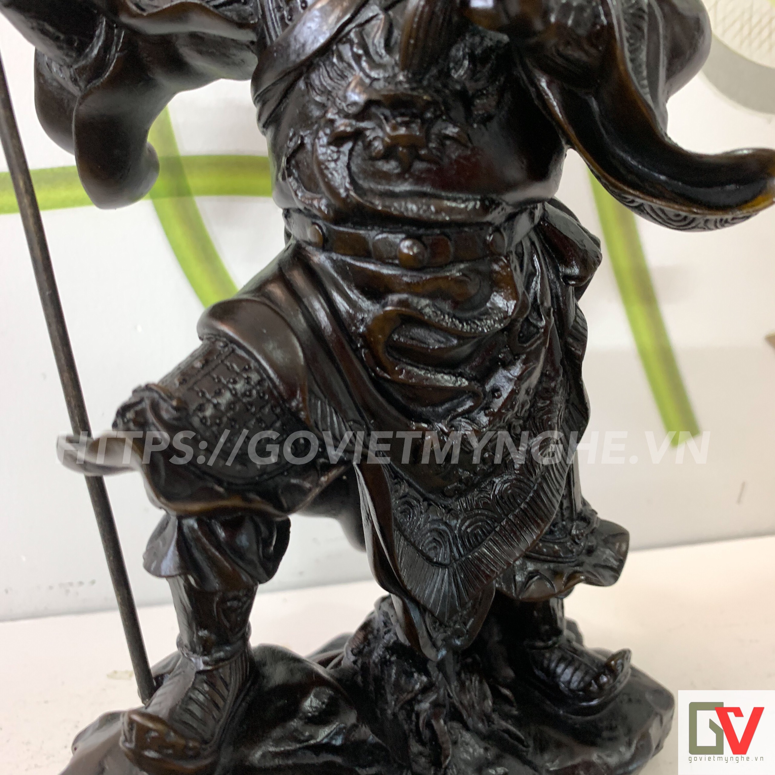 Tượng Đá Đầu Phật Thích Ca - Cao 9cm - Đá Màu