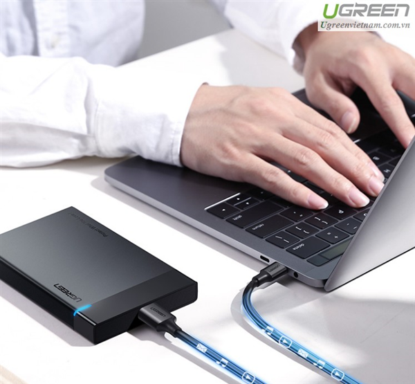 Cáp chuyển đổi USB type-C to Micro USB 3.0 dài 1m  Ugreen 20103 cao cấp