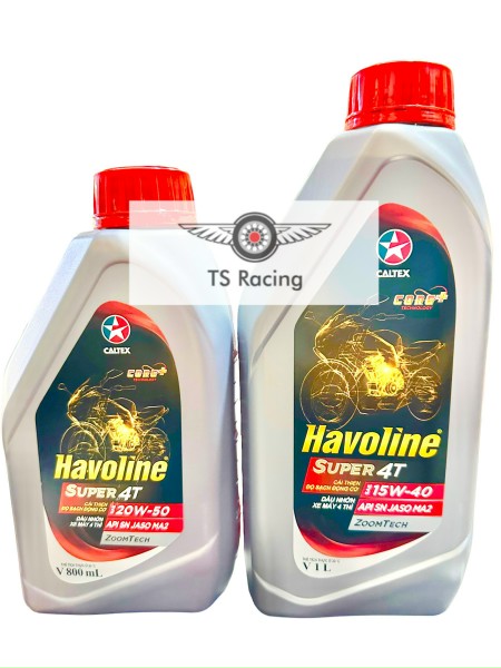 Nhớt caltex havoline 0.8l 1.0l 15w40 20w50 - xe số xe côn tay