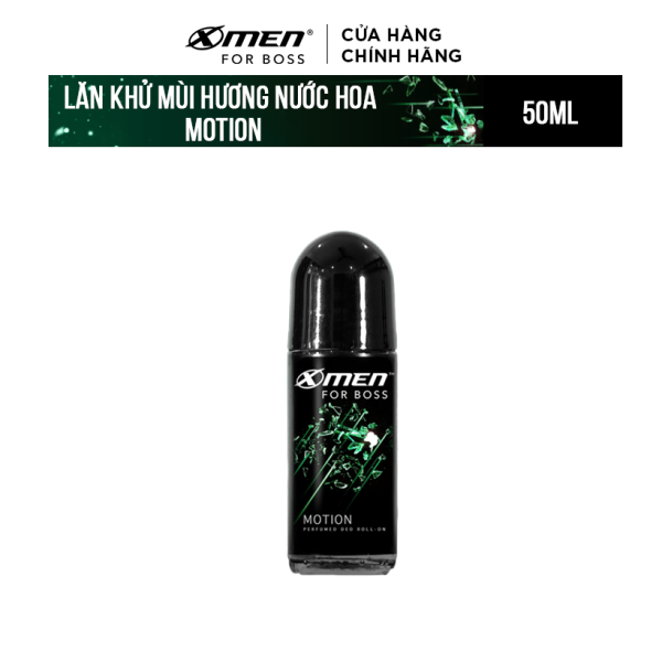 Lăn khử mùi X-Men For Boss Motion - Mùi hương năng động phóng khoáng 50ml