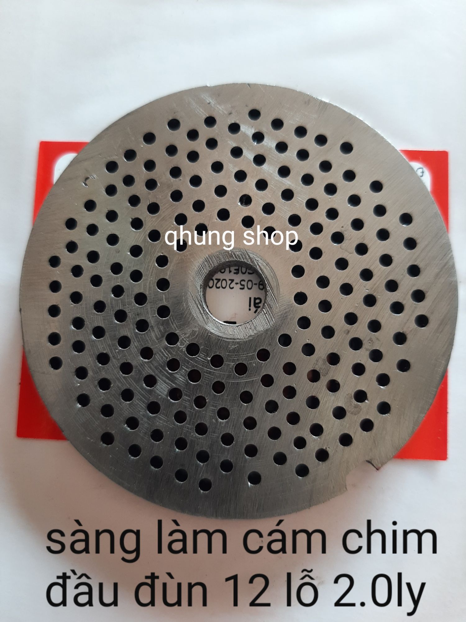 Xàng làm cám chim (CỐI 12) lỗ xàng 2.0 ,3 , 4 ly làm cám chim chào mào,khứu,chòe than.