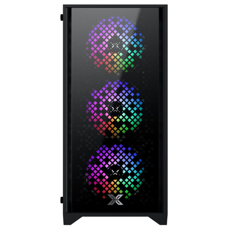 Vỏ Case máy tính XIGMATEK NYX II 3F (Kèm 3 Fan RGB, M-ATX) - BH 12 Tháng.