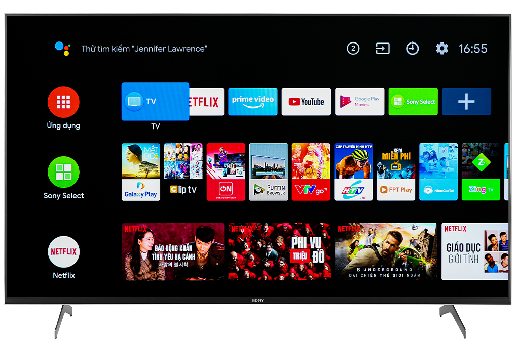 Android Tivi Sony 4K 55 inch KD-55X80J