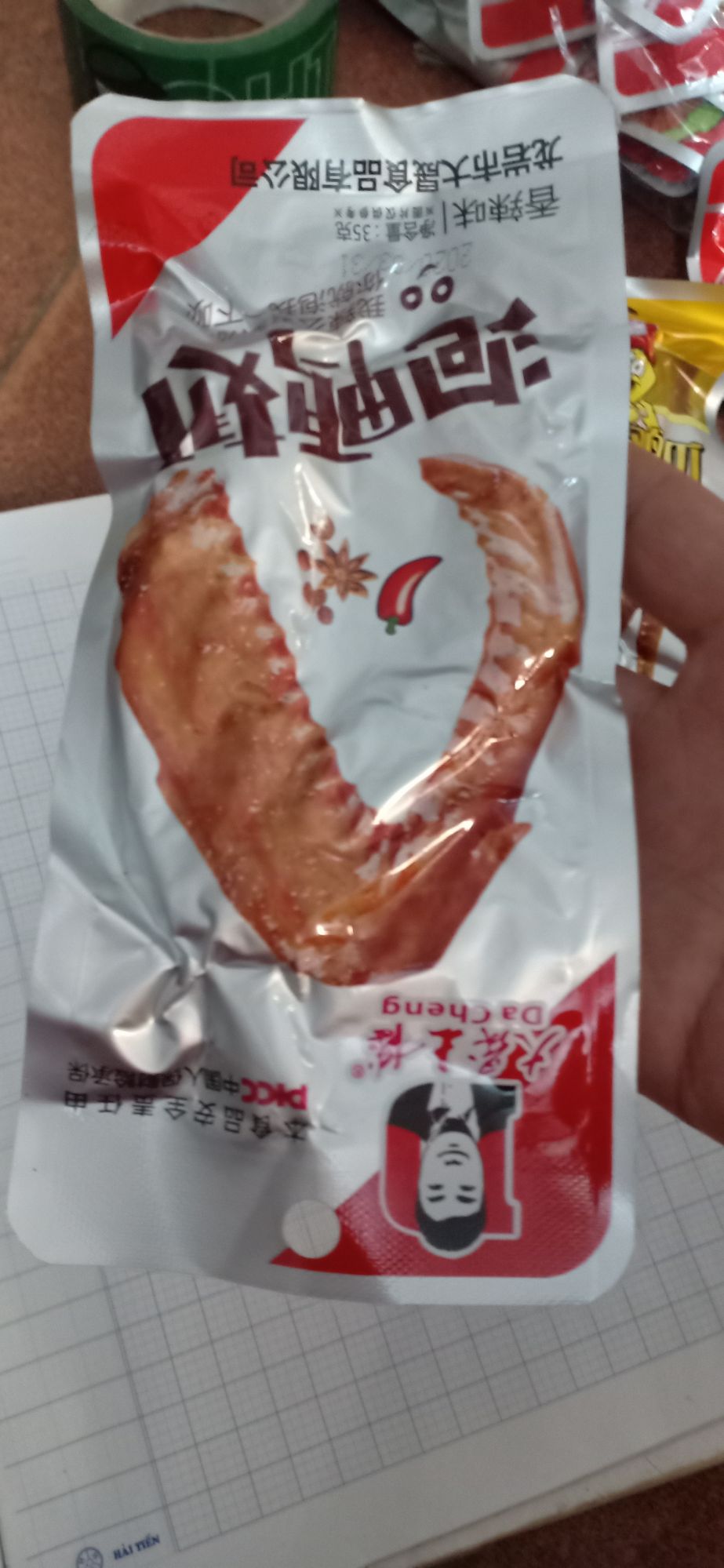 combo 100 cánh gà đỏ siêu cay ( đồ ăn vặt trung quốc )