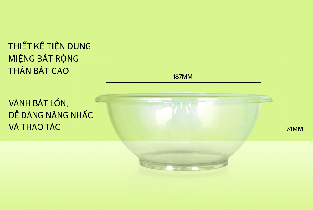 Bát trộn salad Sunhouse Biozone KB-MI900S 900ml