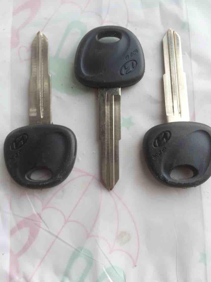 Combo 3 phôi chìa HYUNDAI hàng thái lan ( rảnh trái )
