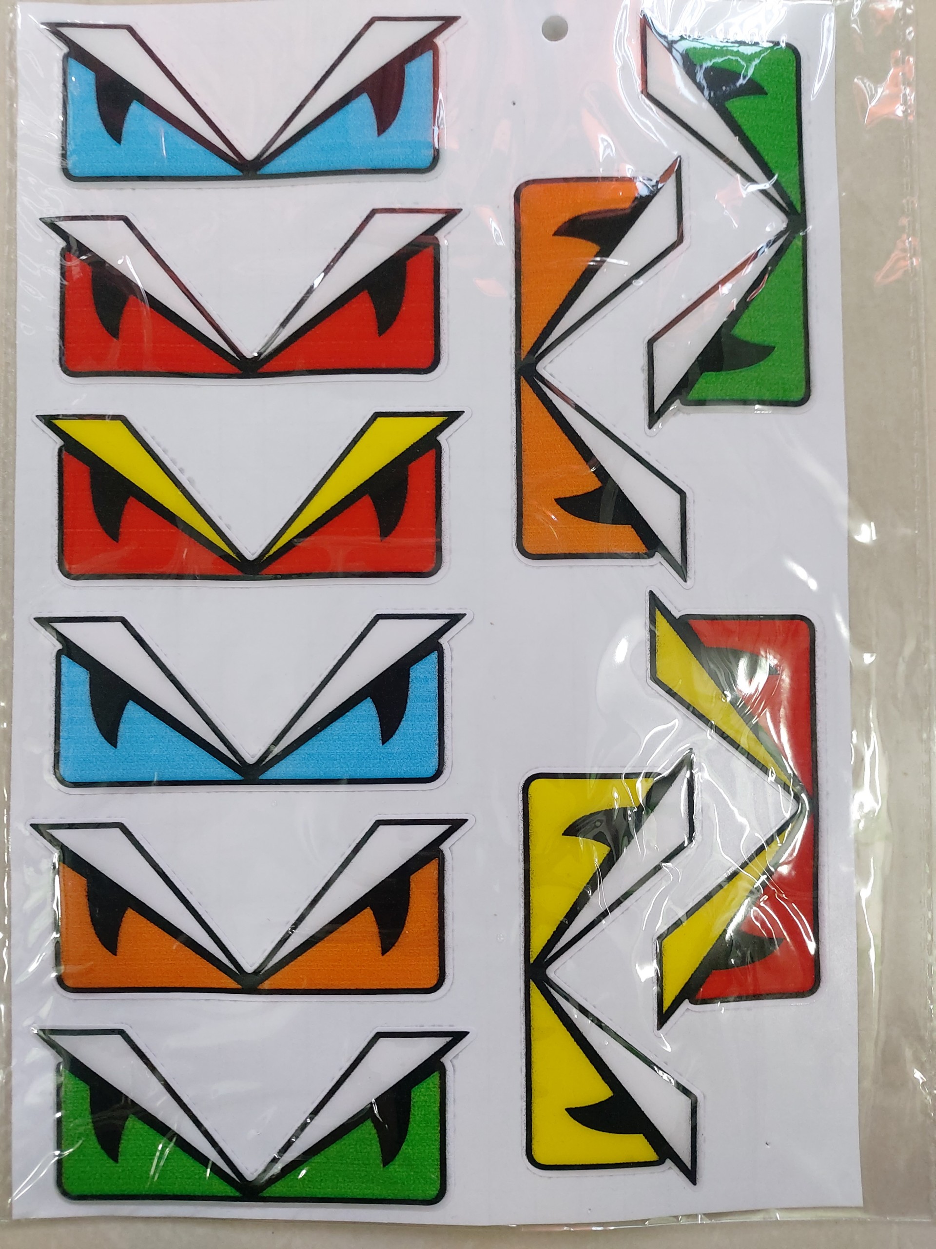 Tem logo sticker nổi mắt khủng long