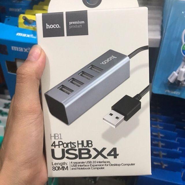 Bộ chia cổng usb hup usb hoco HB1 - 4 cổng usb - KOI TECH