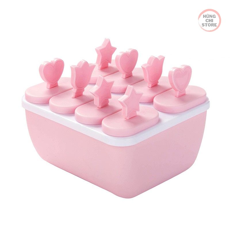 Khuôn Làm Kem Lúa Mạch 8 Que An Toàn - Kiểu Dáng Sang Trọng❣