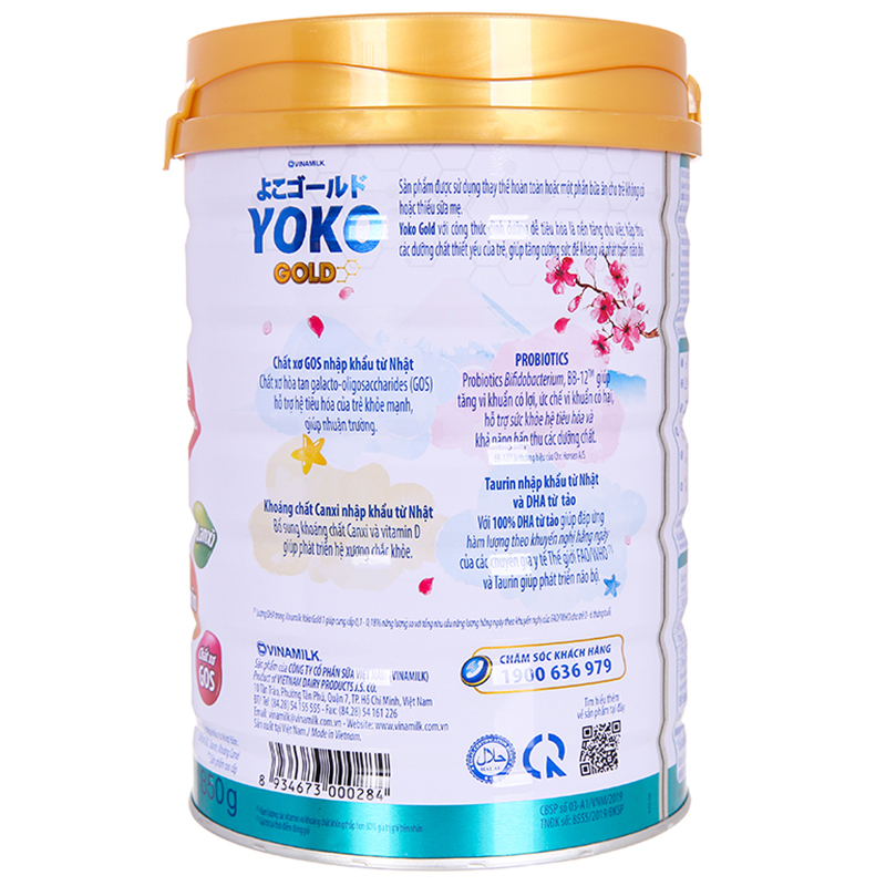 SỮA BỘT YOKO 1 850G (CHO TRẺ TỪ 0 - 1 TUỔI)