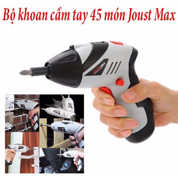 Bán Bộ Máy Khoan Cầm Tay.Mua Ngay Bộ Máy Khoan Cầm Tay 45 Chi Tiết Joust Max , Khoan Và Vặn Ốc, Có Đèn Led Báo Hiệu , Sạc Pin Vô Cùng Tiện Lợi- Bảo Hành Uy Tín 1 Đổi 1