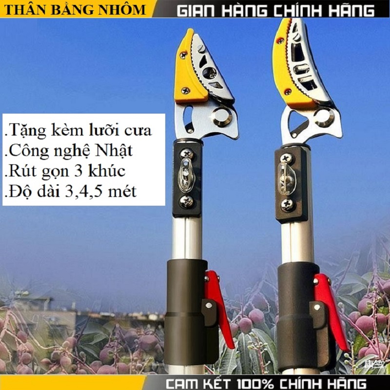 Kéo cưa cắt cành trên cao
