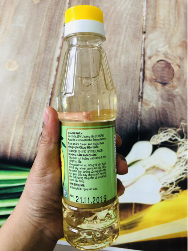 Giấm táo lên men 250ml