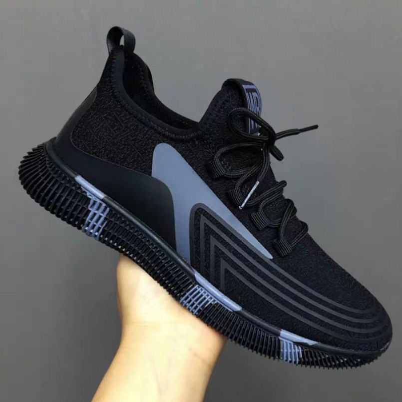 (Có 2 Màu) Giày sneaker thể thao nam - BB đen viền đỏ thoáng khí - B end T Shop giá rẻ