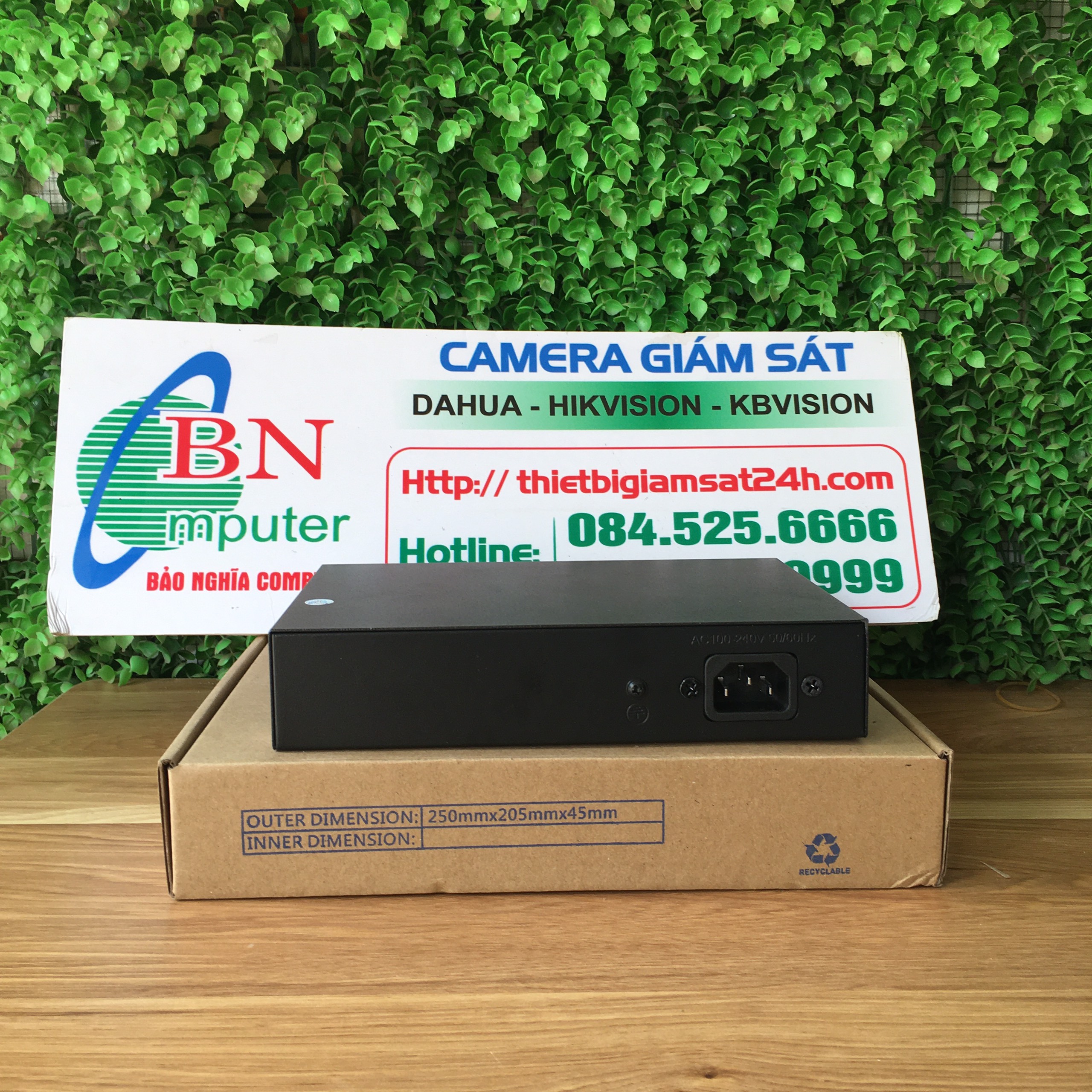 Thiết Bị Mạng Switch POE ONV H1108PLS Switch POE 8 Cổng