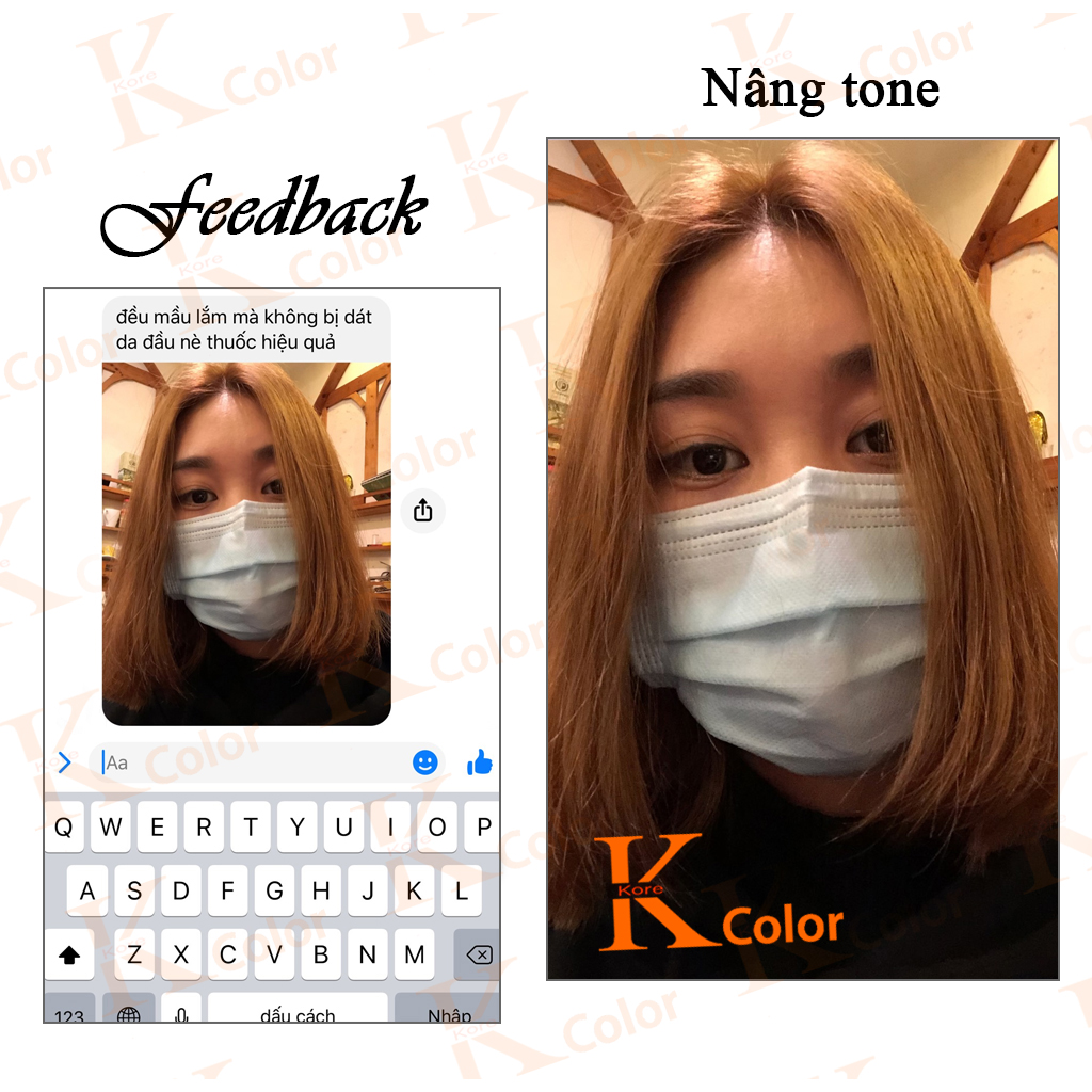 Thuốc Nhuộm NÂNG TONE TÓC - Kcolor