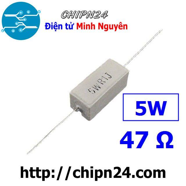 Điện trở công suất 47r 5w