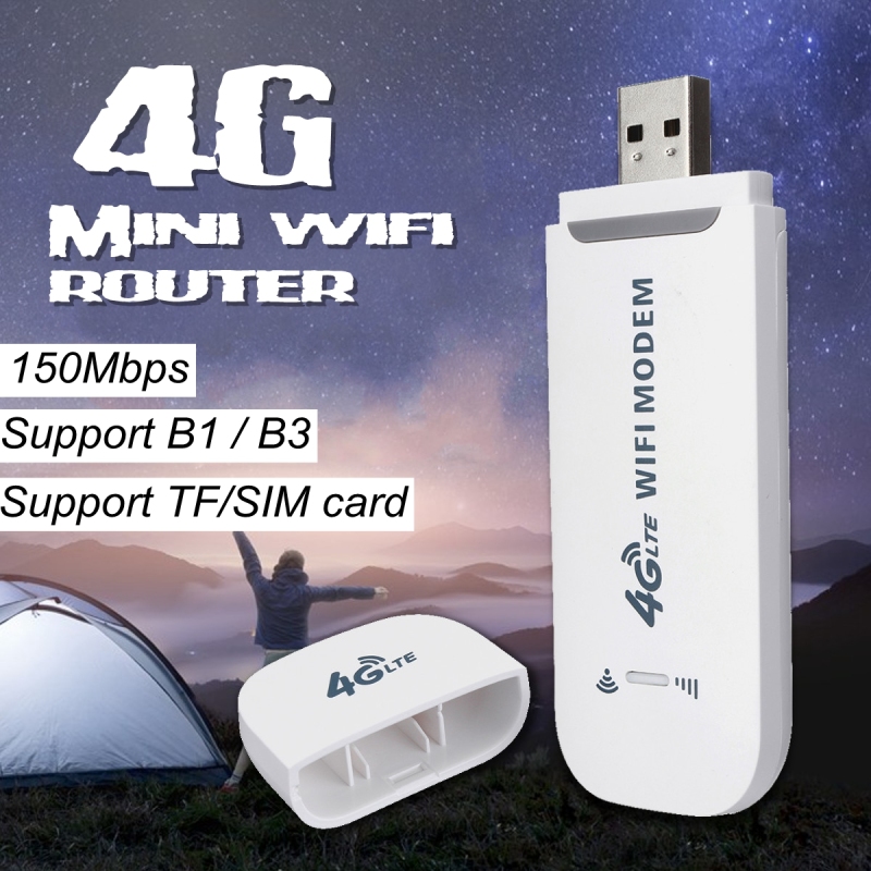 Router Wifi 4G DONGLE LTE Modem - USB Phiên Bản Mới Phát wifi cực mạnh từ sim 3G/4G