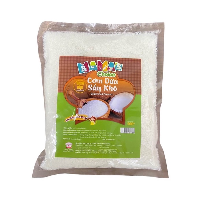 Cơm dừa mịn sấy khô