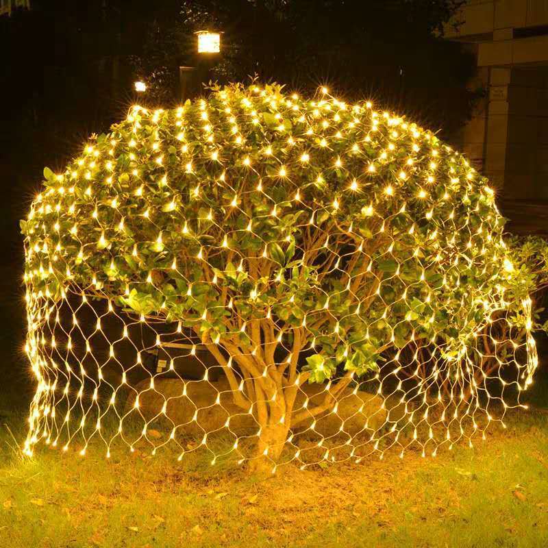 Dây Đèn Led Dạng Lưới Trang Trí Chống Nước 2x2m 3x3m