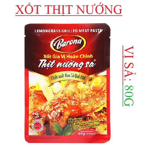 Xốt gia vị thịt nướng sả barona 80g