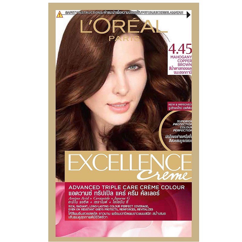Màu nhuộm dưỡng tóc phủ bạc Loreal Paris Excellence