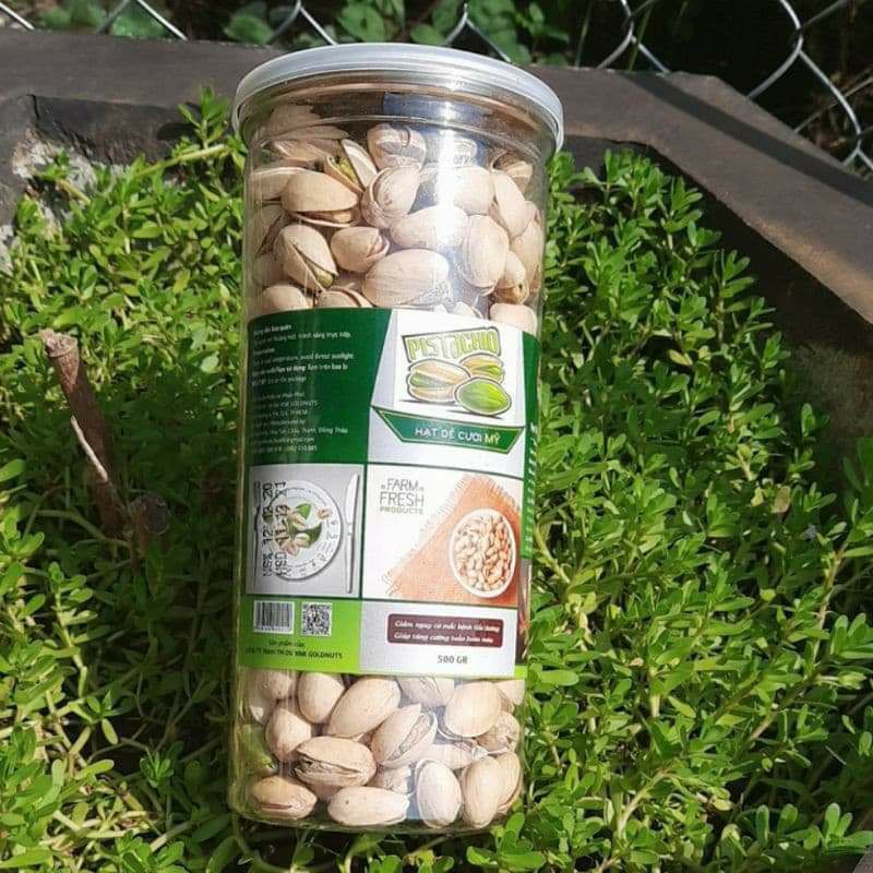 Hạt Dẻ Cười Mỹ Rang Muối kh&ocirc;ng tải trắng 500g