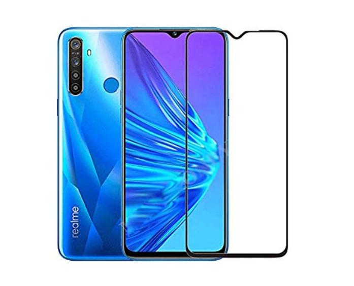 Kính cường lực full keo full màn hình 9D cho Realme 5