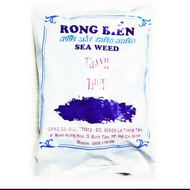 Rong biển khô thanh thủy nấu nước sâm 80gram - combo sâm rong biển