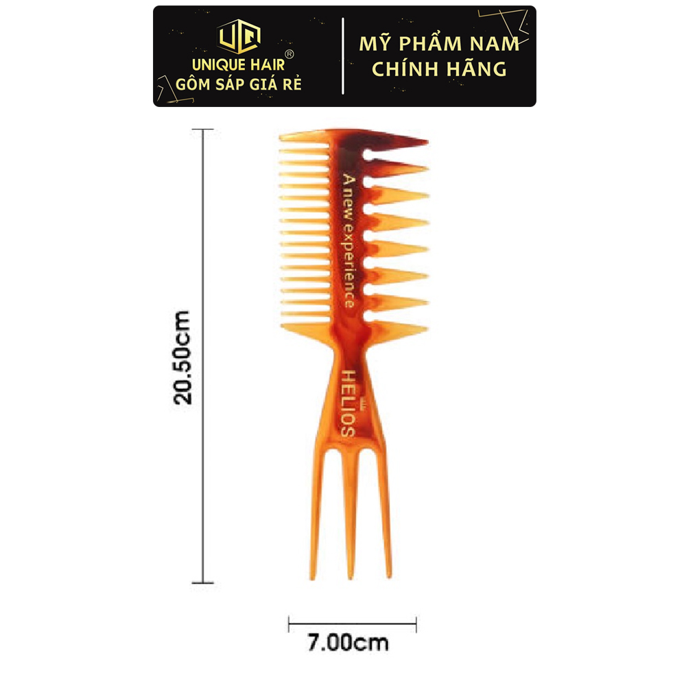 Lược xương cá tạo kiểu tóc texture - trifica comb bluezoo cao cấp.