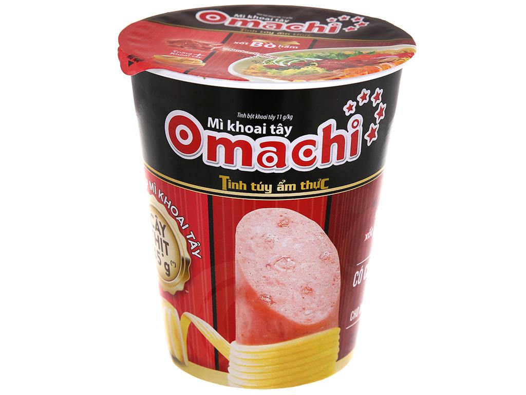 Combo 3 Ly Mì Omachi Cốc Thịt Thật