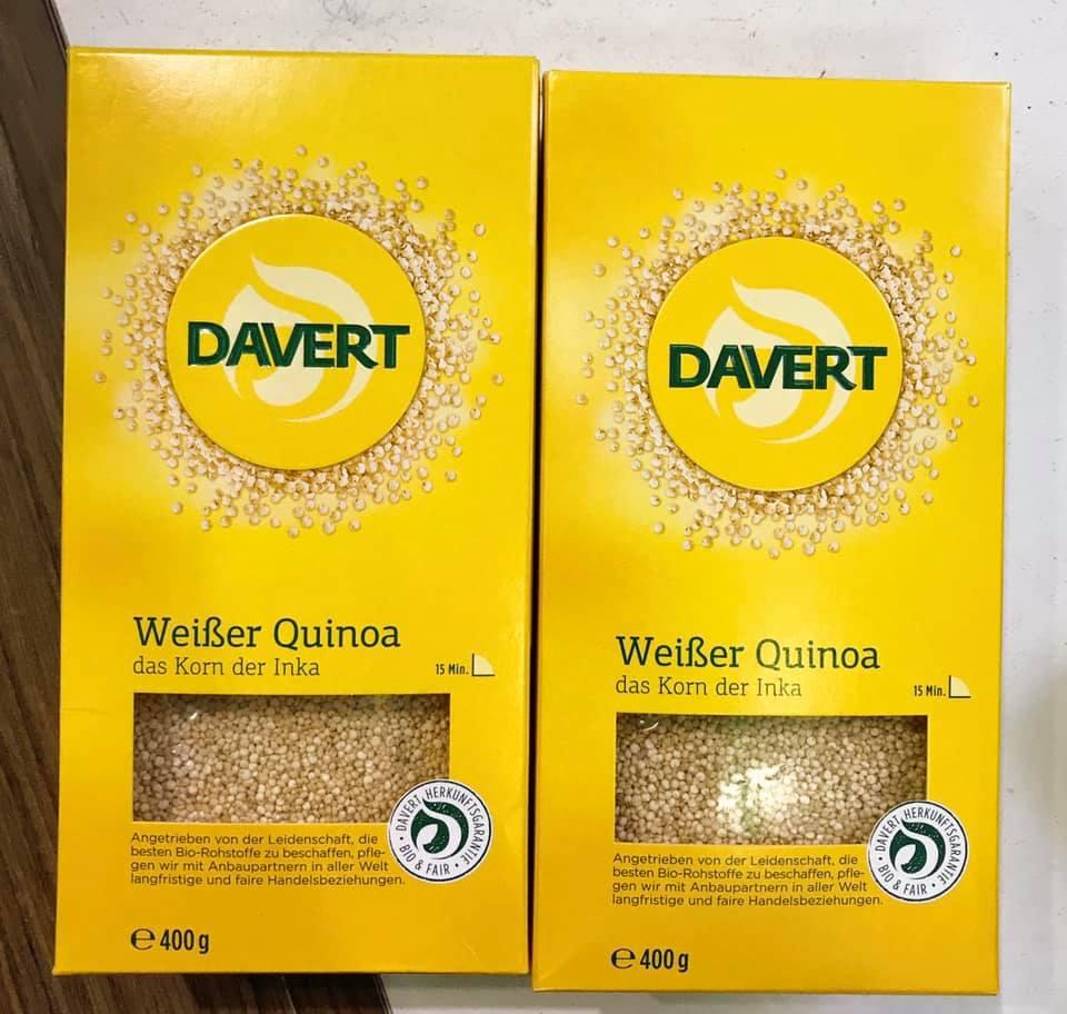Hạt diêm mạch trắng hữu cơ chưa rang Davert (200g)