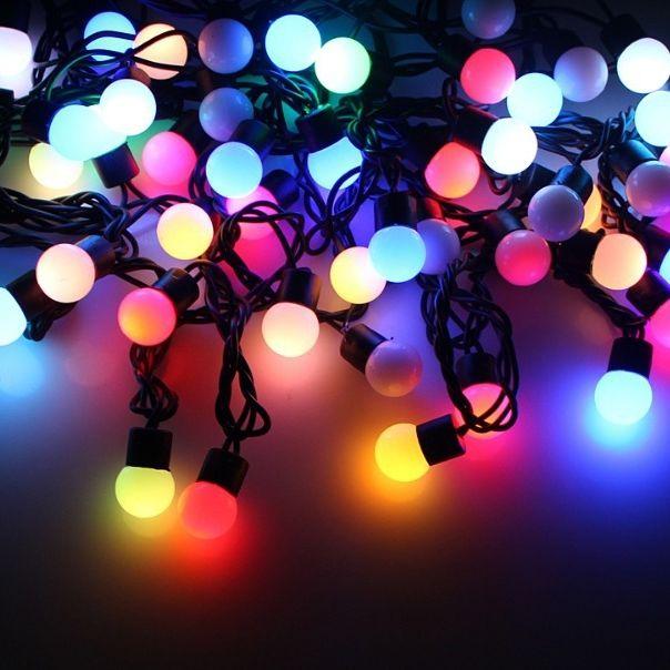 Dây đèn trang trí bóng bi đục tròn - Pingpong Light