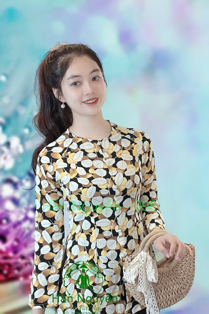 B.A26 - (Áo Lẻ) ÁO BÀ BA LỤA MANGO LÁ