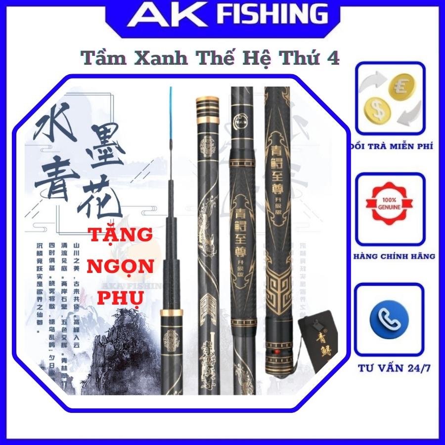 Cần câu đài tầm xanh thế hệ 4 chính hãng 20H chuyên săn hàng câu tay đơn đài câu cá săn hàng trắm chép khủng giá rẻ