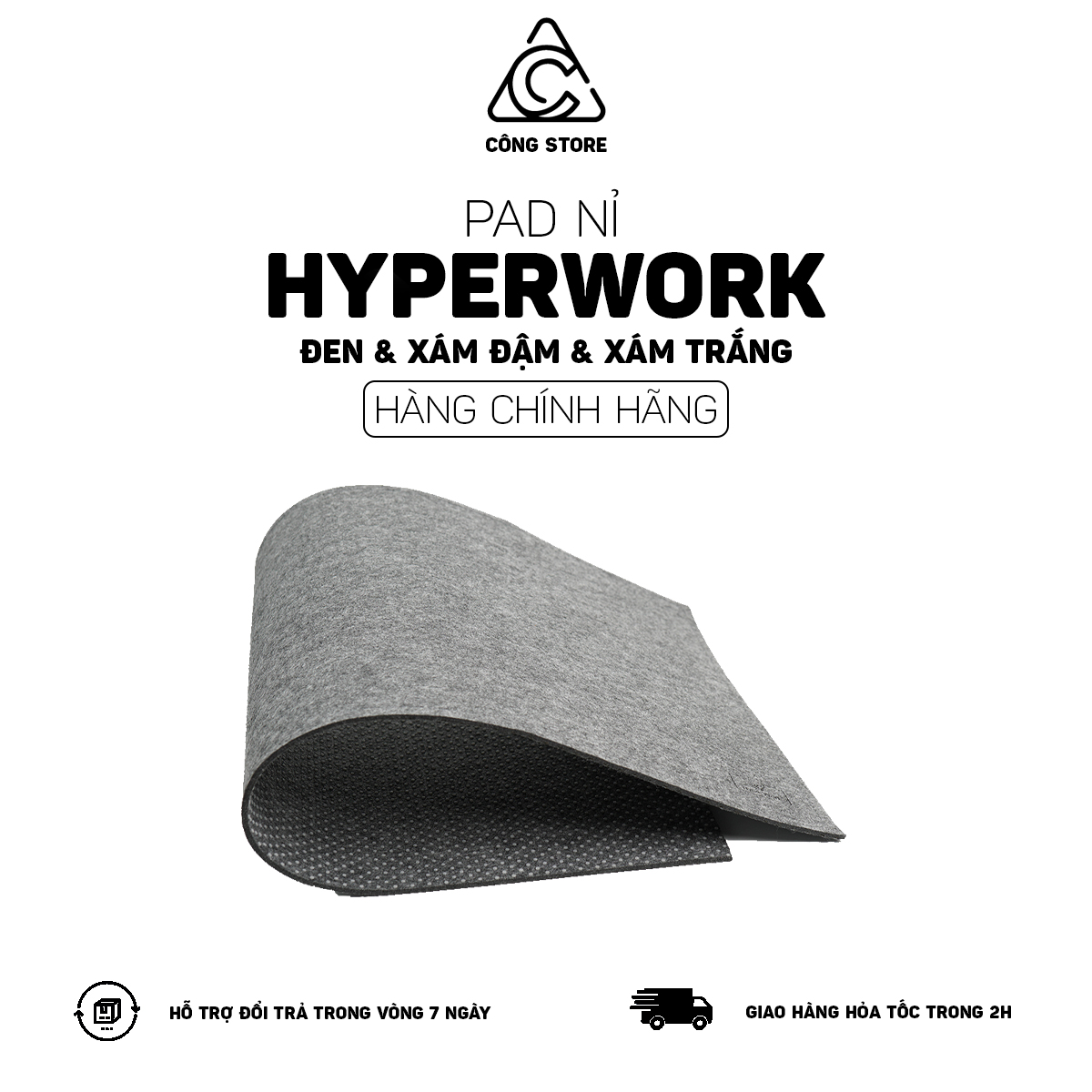 Pad chuột vải nỉ HyperWork