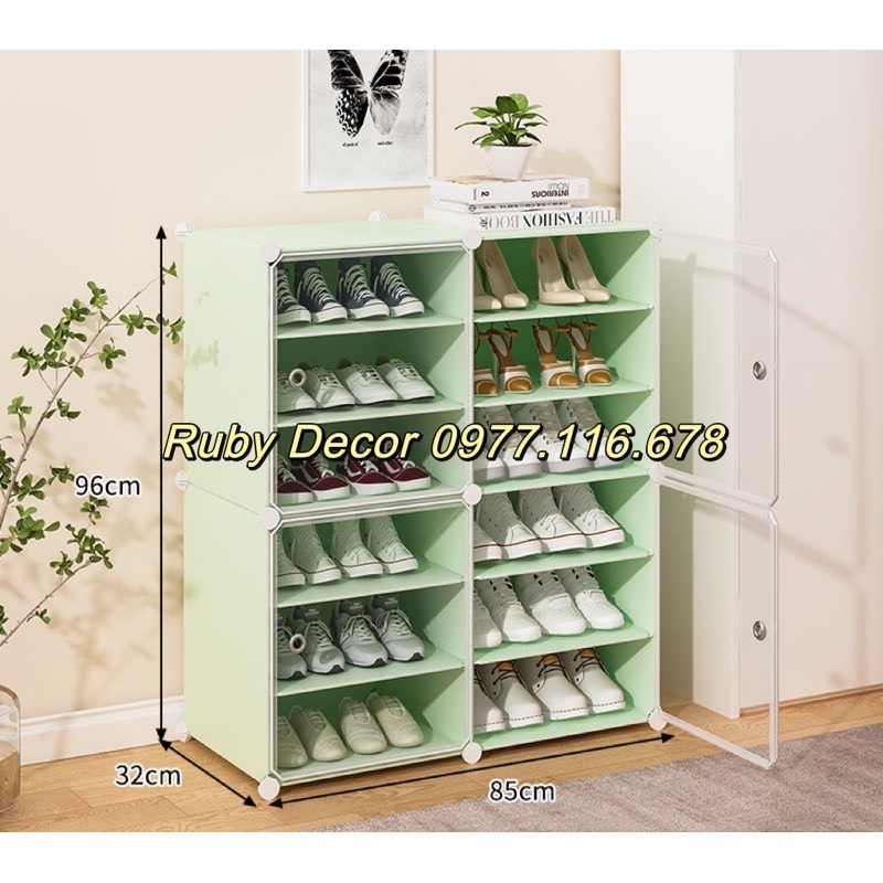 Tủ đựng giày,kệ để giày dép lắp ghép thông minh