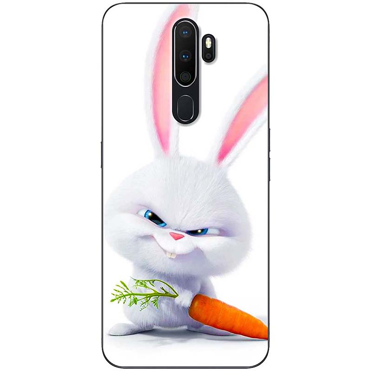 Ốp lưng dành cho Oppo A9 mẫu Thỏ carot
